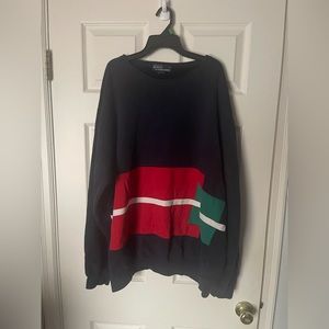 Men’s vintage polo sweatshirt